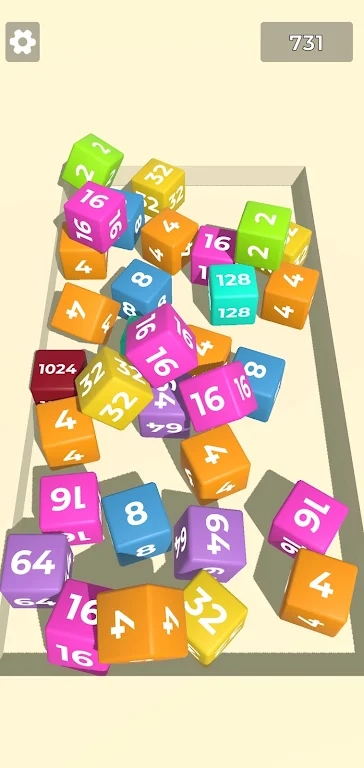 立方体合并2048游戏