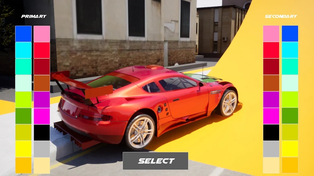 高性能汽车狂飙3D游戏