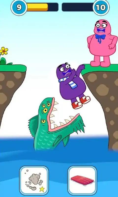 紫色怪物冒险游戏