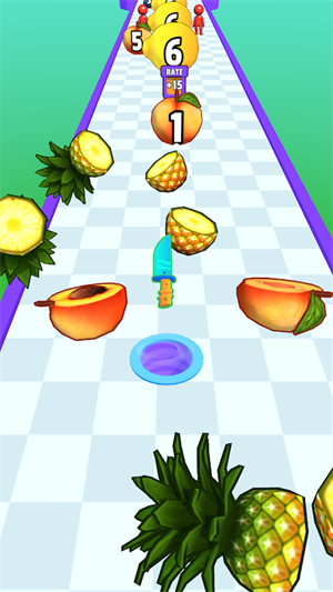 水果刀切割冲刺游戏