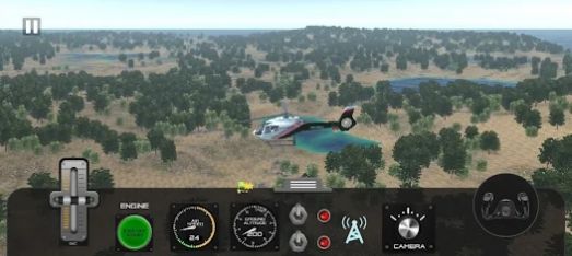 起飞直升机飞行模拟器游戏